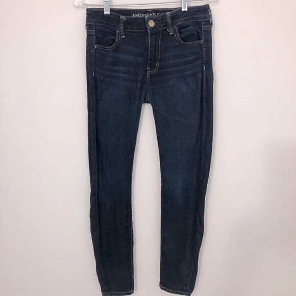 American Eagle Jean Jeggings Size 4 Short! - Picture 1 of 12